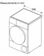 Bosch WQG24500GB 9kg Heat Pump Tumble Dryer - White