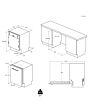 Candy CI3E53EOW Integrated Built-In Dishwasher (13 Place)