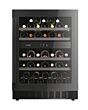 Haier HAKWBD 60 UK 60Cm Dual Zone Wine Cooler - Black Glass