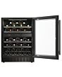 Haier HAKWBD 60 UK 60Cm Dual Zone Wine Cooler - Black Glass