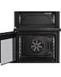 Hotpoint HDD6GDC2B1 Dual Fuel Double Cooker 60CM - 75L / 38L with Glass Lid