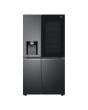 LG GSXV90MCAE 91.3Cm Frost Free American Style Fridge Freezer - Matt Black