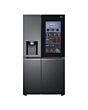 LG GSXV90MCAE 91.3Cm Frost Free American Style Fridge Freezer - Matt Black