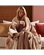 Morphy Richards 610006 Teddy & Flannel Luxury Throw 200cm x 180cm - Mocca