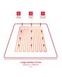 Morphy Richards 610006 Teddy & Flannel Luxury Throw 200cm x 180cm - Mocca