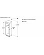 Siemens KI96NVFD0G Iq300 Built-In Fridge-Freezer With Freezer At Bottom 193.5 X 55.8 Cm Flat Hinge