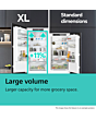 Siemens KI96NVFD0G Iq300 Built-In Fridge-Freezer With Freezer At Bottom 193.5 X 55.8 Cm Flat Hinge