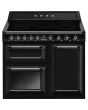 Smeg TR103IBL2 Black 100cm Victoria Black Three Cavity Traditional Range Cooker with Induction Hob
