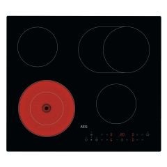 AEG HRX64360CB 59Cm Ceramic Hob - Black