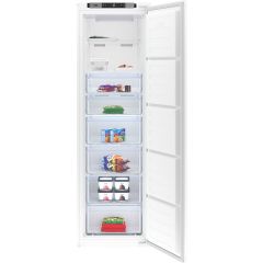 Beko BFFD4577 E rated Fully Integrated Upright frost free Freezer with freezer guard thermostat, Fas