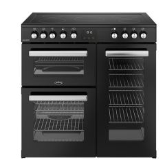 Belling CC90E BLK 444411791 90cm ceramic 5 zone, airfry tall fan oven 