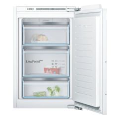 Bosch GIV21AFE0 874H 558W 545D Built In Lowfrost Freezer, Superfreeze, 4 Drawers, Optical And Acoust