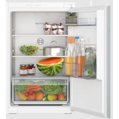 Bosch KIR21NSE0 Integrated 88x54 built in fridge, MultiBox, LED Light, 3 glass shelves, acoustic doo