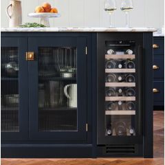 Caple WI3125BS Black Steel Undercounter Single Zone Cooler