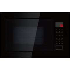 Cata UB25MGBK Black Glass 60cm Black 25L Microwave + Grill Touch Controls