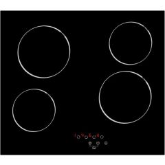 Cata UBTCC60F Black Glass 60cm Black 4 Zone Ceramic Hob Touch Controls