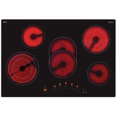 CDA HC7621FR Frameless Built-In Ceramic Hob • 77Cm Wide • 5 Zone