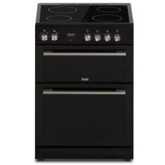 Creda C60CDOBL Black 60Cm Cooker Ceramic 30L Grill Oven 64 L Fan Oven