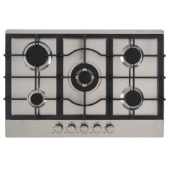 Culina UBGHC701S S/Steel 70Cm Built-In Gas Hob • Unbranded • Lpg Conversion Kit Included