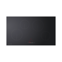 Fisher ＆ Paykel CI904CTB1 90Cm 4 Zone Induction Hob - Black Glass