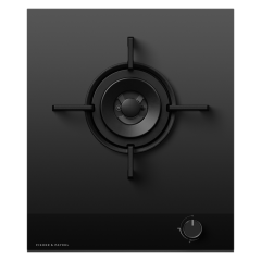 Fisher + Paykel Ireland CG451DNGGB4 45Cm 1 Burner Gas Hob - Black Glass