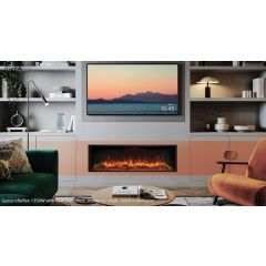 Gazco 210-153 EREFLEX 135RW Frameless Linear Recessed Electric Fireplace
