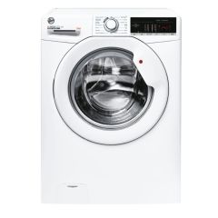 Hoover H3W 49TA4/1-80 H-Wash 300, 9kg 1400rpm Washing Machine, White, NFC, 14/30/44 min Rapid, Digit