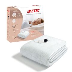 Imetec 16753 Mattress Cover Adapto Single
 Size, 195X90 150Watt. Six Heat Settings,Timer, 1,3
&9Ho