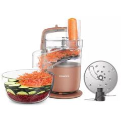 Kenwood FDP22.130RD GO Compact food processor in Clay red