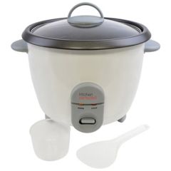 Kitchen Perfected E3312 White 1.8 Litre Rice Cooker