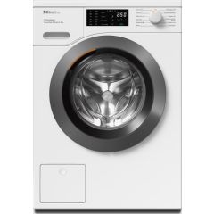 Miele WED 385 WCS Lotus White Front-loading washing machine, 9kg, Graphite Grey Door, Straight Door 