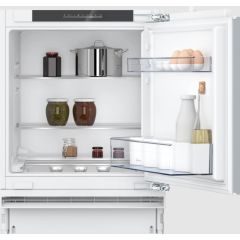 Neff KU1212FE0G 82x59.8 under counter fridge, 2 vegetable drawers, LED with soft start, Fixed hinge,