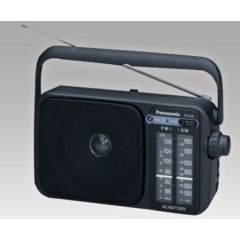 Panasonic RF-2400D Black Portable Radio | FM AM