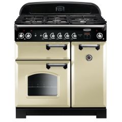 Rangemaster CLA90DFFCR/C Cream/Chrome Classic 90 Dual Fuel Range Cooker