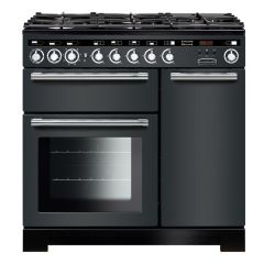 Rangemaster EDL90DFFSL/C 117190 ENCORE DL 90 DF SLATE CHROME TRIM