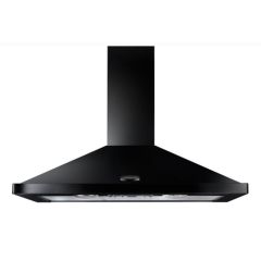 Rangemaster LEIHDC90BC/ Black/Chrome 90Cm Chimney Hood 