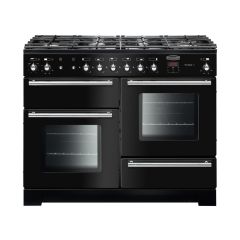 Rangemaster TOLP110DFFGB/C Black Toledo Plus 110 Dual Fuel Range Cooker