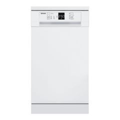 Sensis DWF0110SLEW Slimline Dishwasher, Freestanding, White, 10 Place Settings