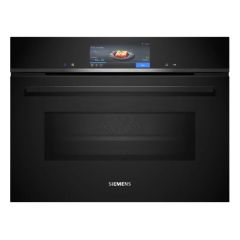 Siemens CM778GNB1B Black with stee Multifunction, 21 individual and MW combination functions, TFT to