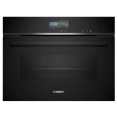 Siemens CS736G1B1 Black with stee Multifunction, 21 functions, fullSteam, TFT touchDisplay Plus, sof