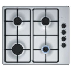 Siemens EB6B5PB60 Stainless steel 60 cm, 4 burners, Cast Iron finish supports, Side control