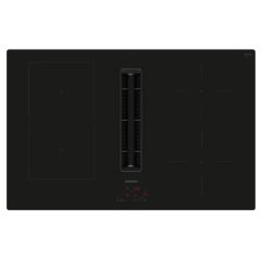 Siemens ED811BS16E Black glass 80cm inductionAir venting hob, touchControl, 4 x zones, 1 combiZone +