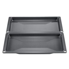 Siemens HZ530000 2 piece half depth enamelled pan set for single ovens