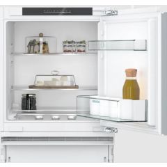 Siemens KU21RVFE0G 820H 598W 548D Under Counter Fridge, 2 Vegetable Drawers, 1 With Sliding Lid, 3 G