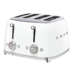 Smeg TSF03WHUK White 4 Slice Toaster