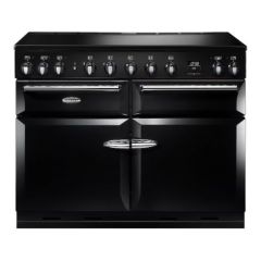 Stanley SUP110EIBLK Black Supreme Deluxe 110 Electric Range Cooker With Induction Hob