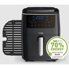 Tefal FW201827 Tefal EasyFry 3in1 Digital Air Fryer Grill & Steamer 6.2L - Black
