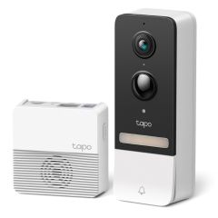tp-link TAPOD230S1 Smart Battery Video Doorbell Camera Kit - White