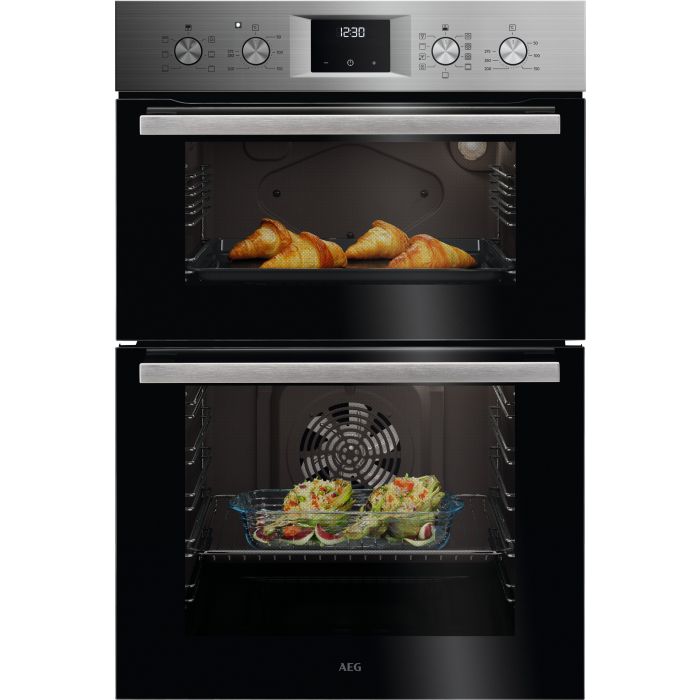AEG GU5CP20M Stainless Stee 59.4cm Built In Multifunction double oven