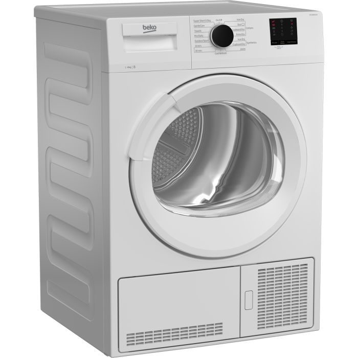 Beko DTLCE80121W White Freestanding 8Kg Condenser Tumble Dryer